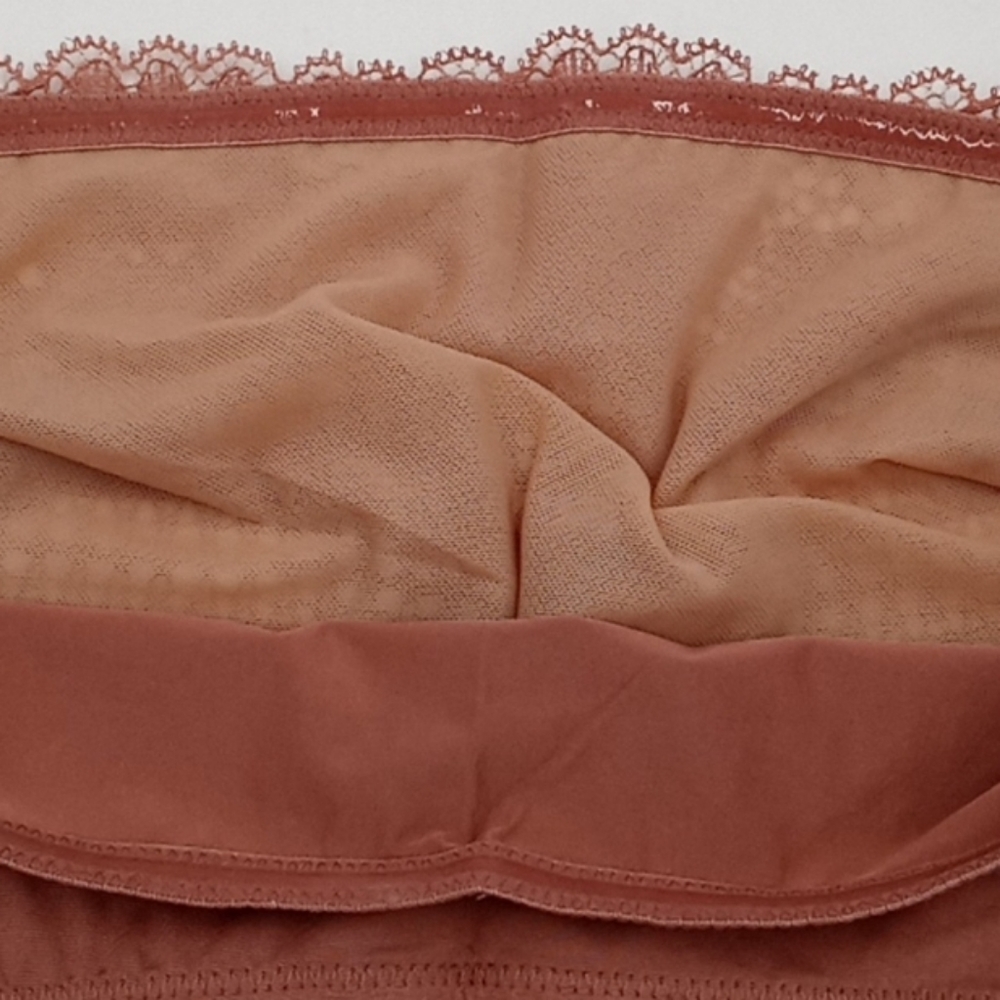 Free People Camila Bandeau Lace Bralette Vintage Rose Pink - Picture 8 of 15